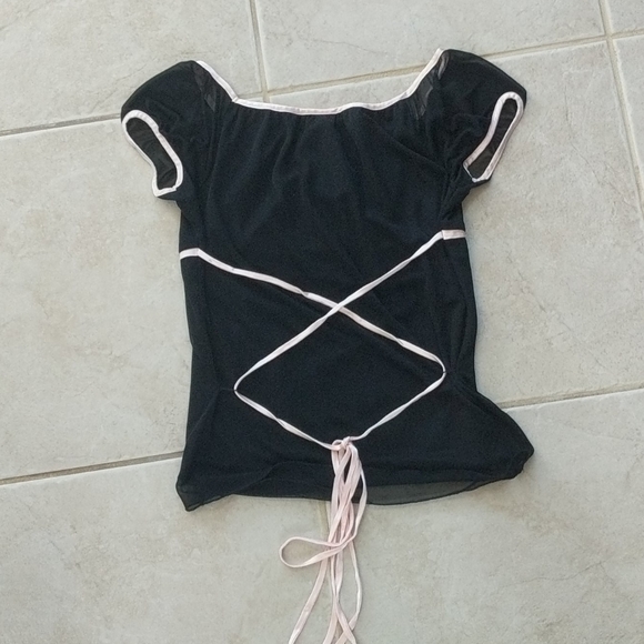 Studio y small pink black top & light pink capri 7 - Picture 7 of 8